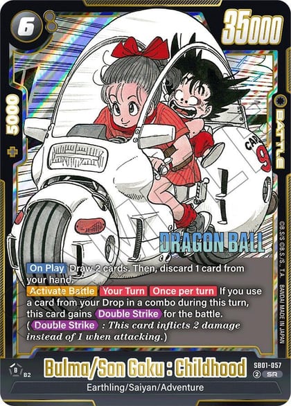 Bulma/Son Goku : Childhood, Manga Booster 01 SB01-057