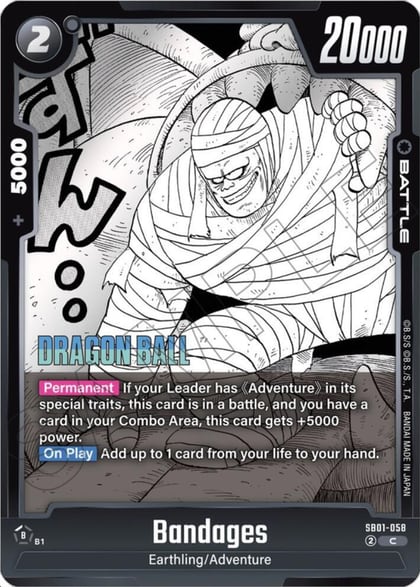 Bandages, Manga Booster 01 SB01-058