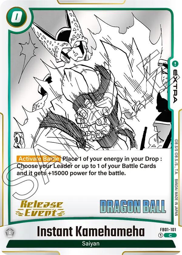 Instant Kamehameha, Manga Booster 01 Release Event Cards FB01-101