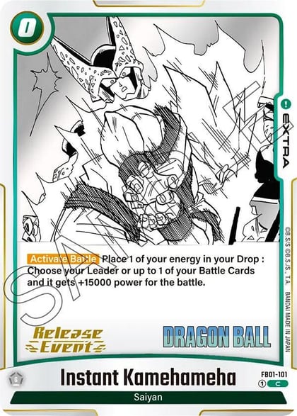 Instant Kamehameha, Manga Booster 01 Release Event Cards FB01-101