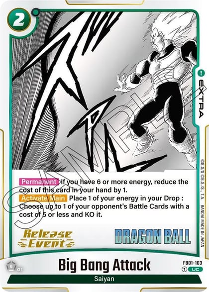 Big Bang Attack, Manga Booster 01 Release Event Cards FB01-103