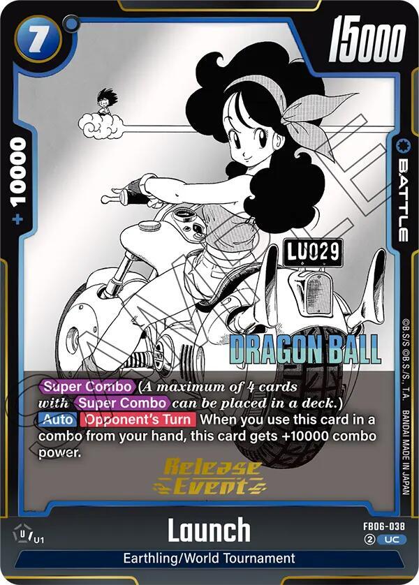 Launch, Manga Booster 01 Release Event Cards FB06-038
