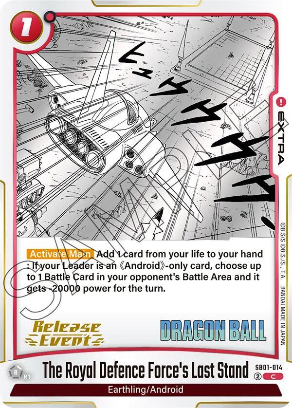 The Royal Defence Force's Last Stand, Manga Booster 01 Release Event Cards SB01-014