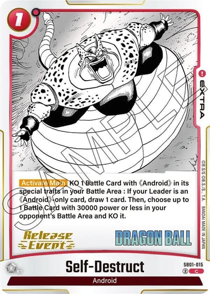 Self-Destruct, Manga Booster 01 Release Event Cards SB01-015