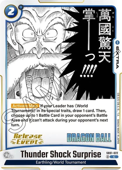 Thunder Shock Surprise, Manga Booster 01 Release Event Cards SB01-022