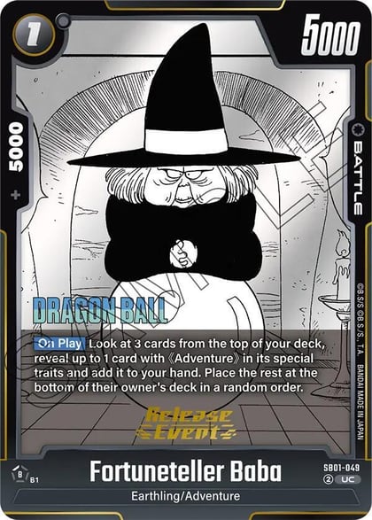 Fortuneteller Baba, Manga Booster 01 Release Event Cards SB01-049