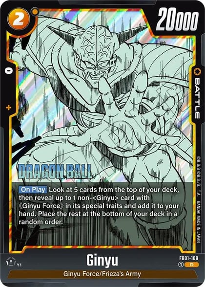 Ginyu - FB01-108, Manga Booster 02 FB01-108