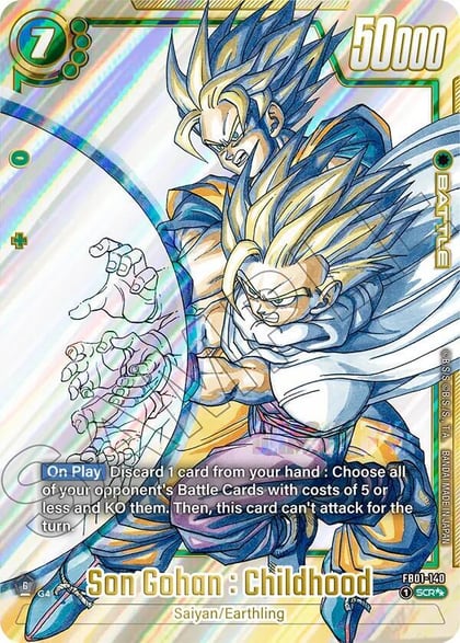 Son Gohan : Childhood - FB01-140, Manga Booster 02 FB01-140