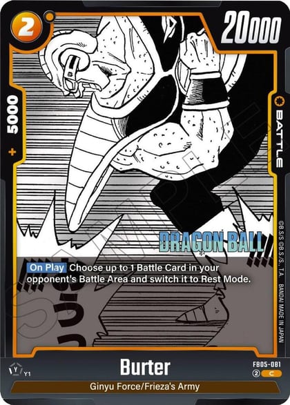 Burter, Manga Booster 02 FB05-081