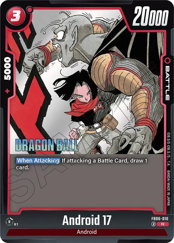 Android 17 - FB06-010, Manga Booster 02 FB06-010