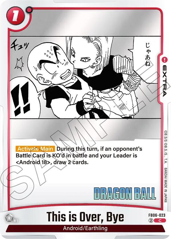 This is Over, Bye, Manga Booster 02 FB06-023