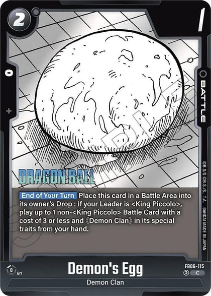 Demon's Egg, Manga Booster 02 FB06-115
