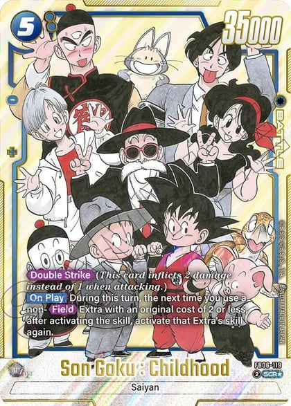 Son Goku : Childhood - FB06-119 (Alternate Art), Manga Booster 02 FB06-119