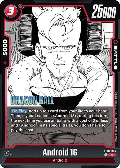 Android 16, Manga Booster 02 FB07-004