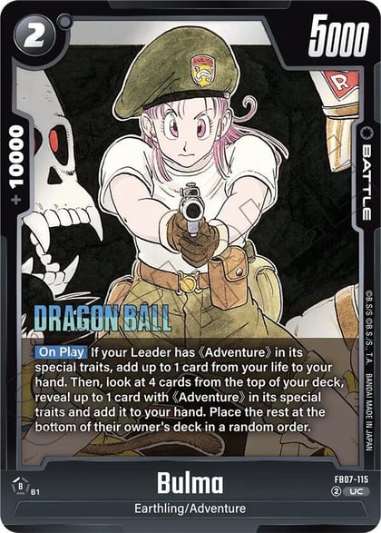 Bulma - FB07-115, Manga Booster 02 FB07-115