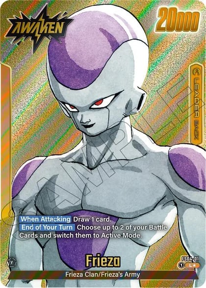 Frieza - FS04-01 (Gold), Manga Booster 02 FS04-01