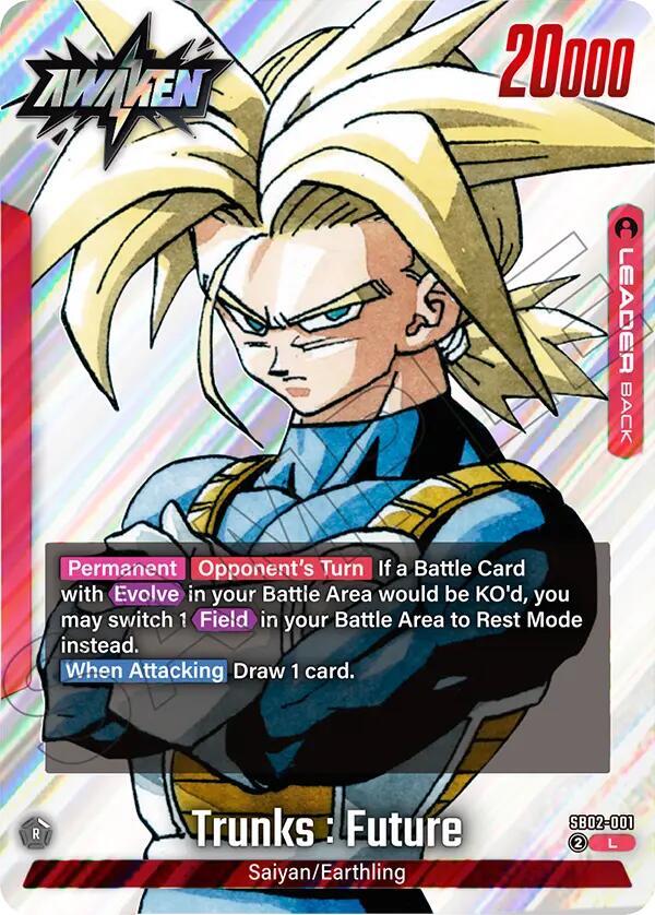 Trunks : Future - SB02-001, Manga Booster 02 SB02-001