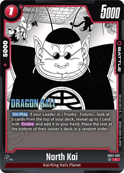 North Kai, Manga Booster 02 SB02-002