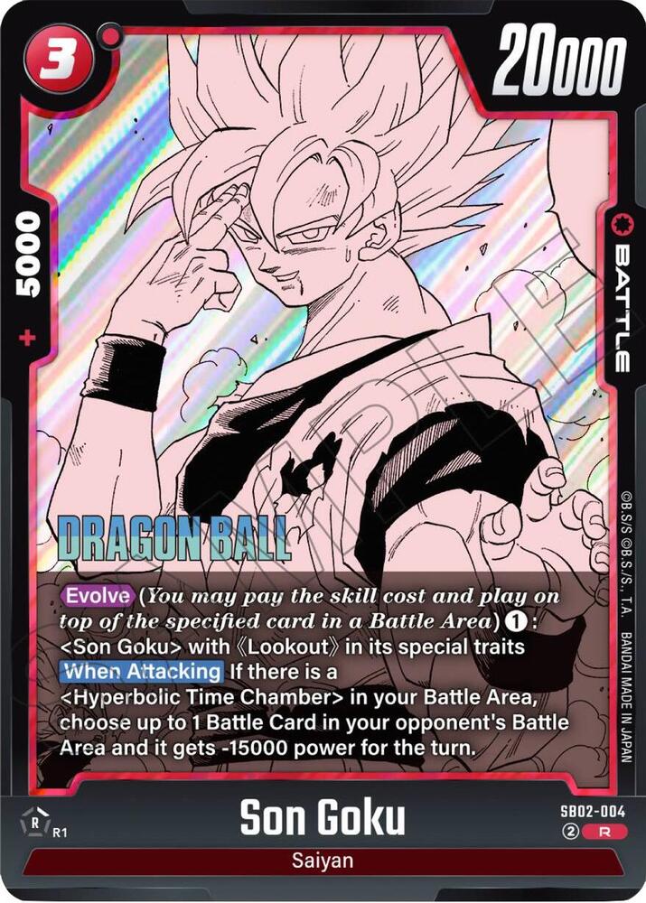 Son Goku - SB02-004, Manga Booster 02 SB02-004