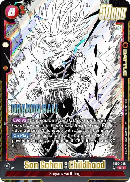 Son Gohan : Childhood - SB02-008, Manga Booster 02 SB02-008