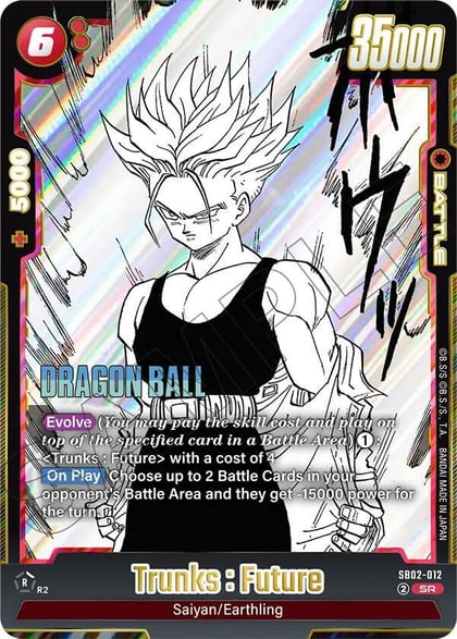 Trunks : Future - SB02-012, Manga Booster 02 SB02-012