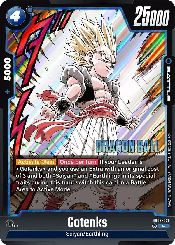 Gotenks - SB02-021, Manga Booster 02 SB02-021