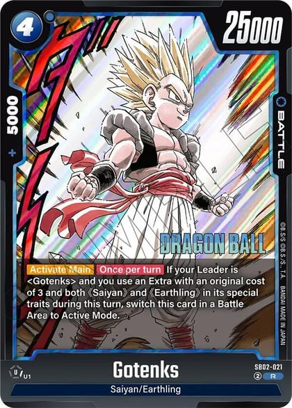 Gotenks - SB02-021, Manga Booster 02 SB02-021
