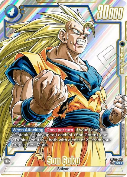 Son Goku - SB02-023 (Alternate Art), Manga Booster 02 SB02-023