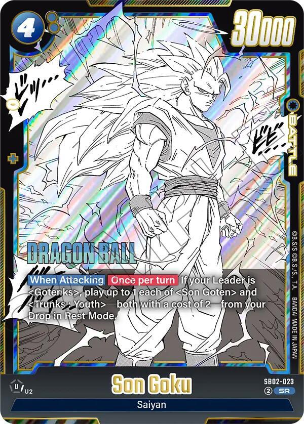 Son Goku - SB02-023, Manga Booster 02 SB02-023