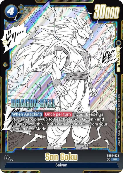 Son Goku - SB02-023, Manga Booster 02 SB02-023