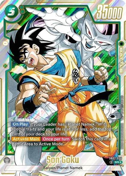 Son Goku - SB02-038 (Alternate Art), Manga Booster 02 SB02-038