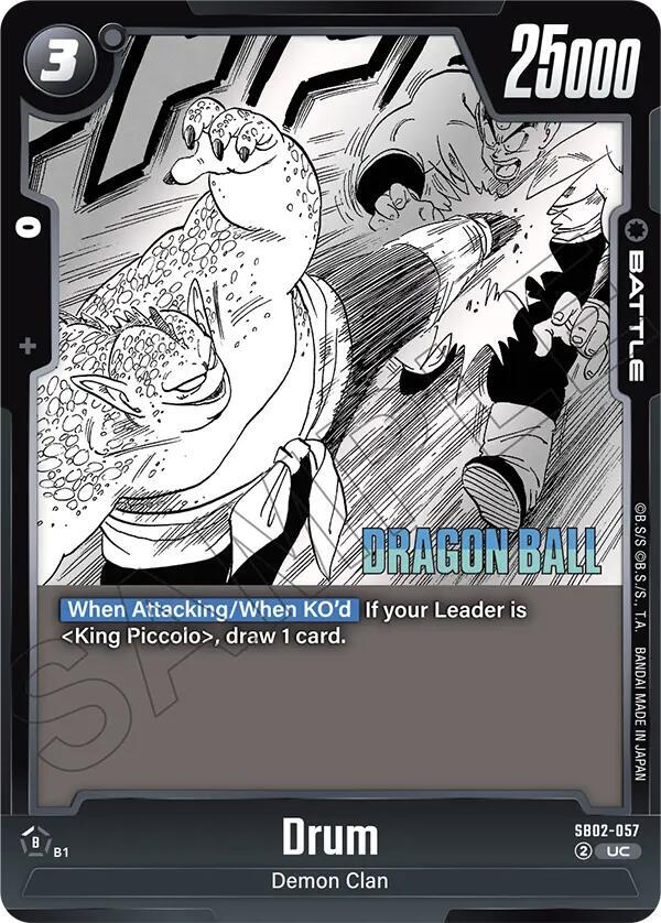 Drum, Manga Booster 02 SB02-057