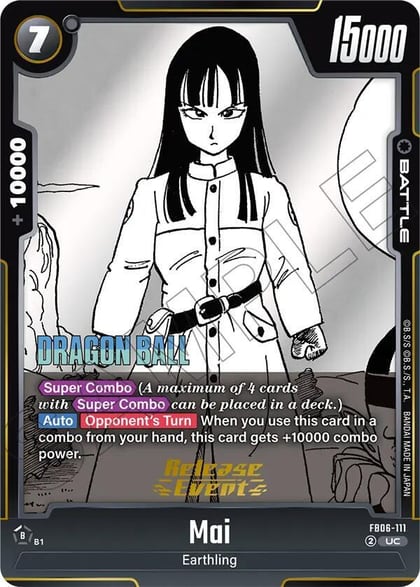 Mai, Manga Booster 02 Release Event Cards FB06-111