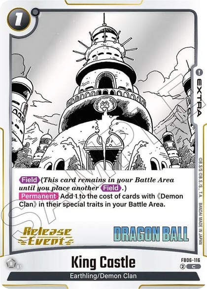 King Castle, Manga Booster 02 Release Event Cards FB06-116