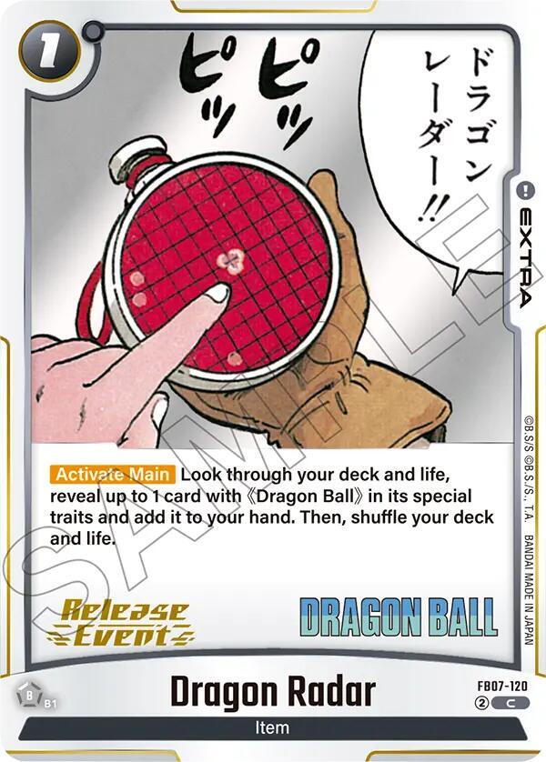 Dragon Radar, Manga Booster 02 Release Event Cards FB07-120
