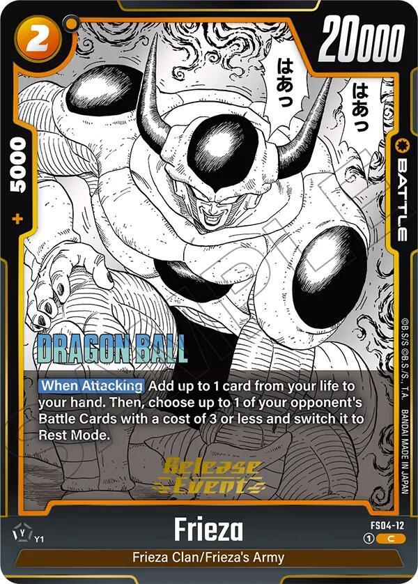 Frieza - FS04-12, Manga Booster 02 Release Event Cards FS04-12