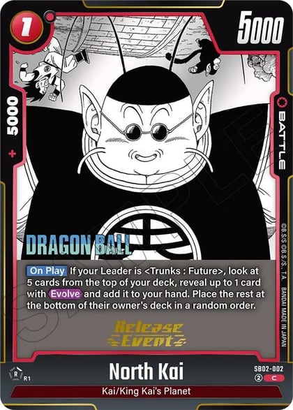 North Kai, Manga Booster 02 Release Event Cards SB02-002