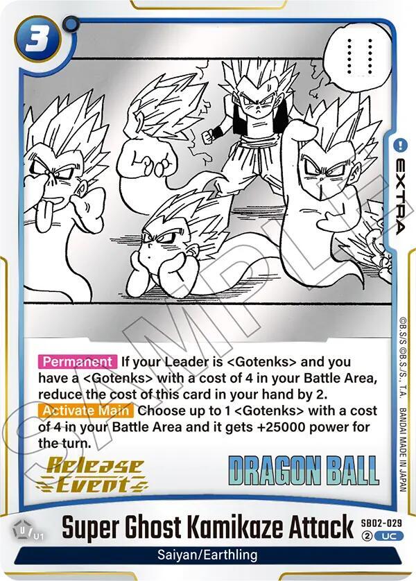Super Ghost Kamikaze Attack, Manga Booster 02 Release Event Cards SB02-029