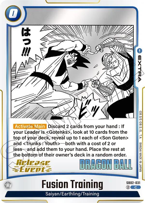 Fusion Training, Manga Booster 02 Release Event Cards SB02-031
