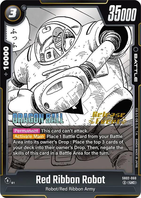 Red Ribbon Robot, Manga Booster 02 Release Event Cards SB02-060