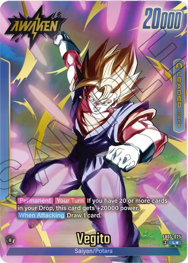 Vegito - FB05-025 (Alternate Art), Story Booster 01 FB05-025