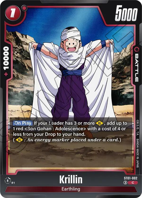 Krillin, Story Booster 01 ST01-002