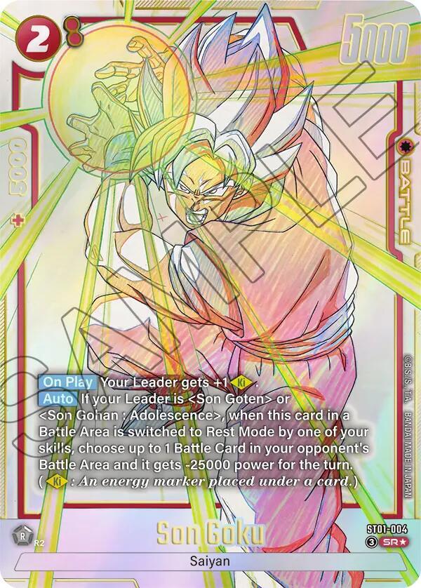 Son Goku - ST01-004 (Alternate Art), Story Booster 01 ST01-004