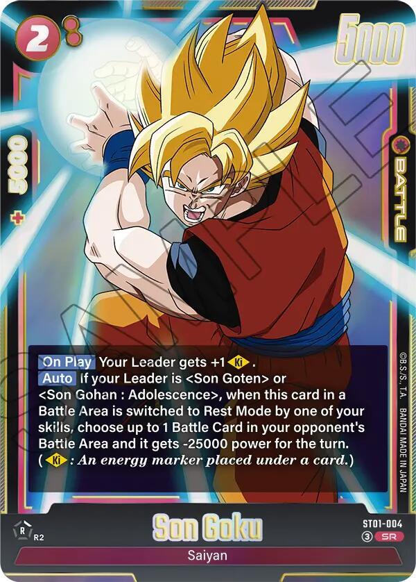 Son Goku - ST01-004, Story Booster 01 ST01-004