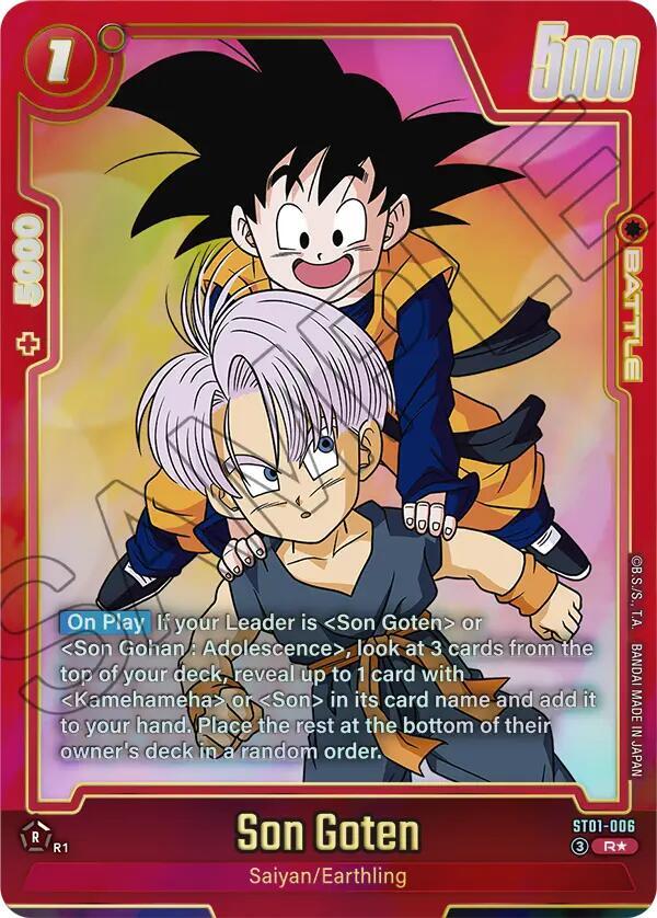 Son Goten - ST01-006 (Alternate Art), Story Booster 01 ST01-006