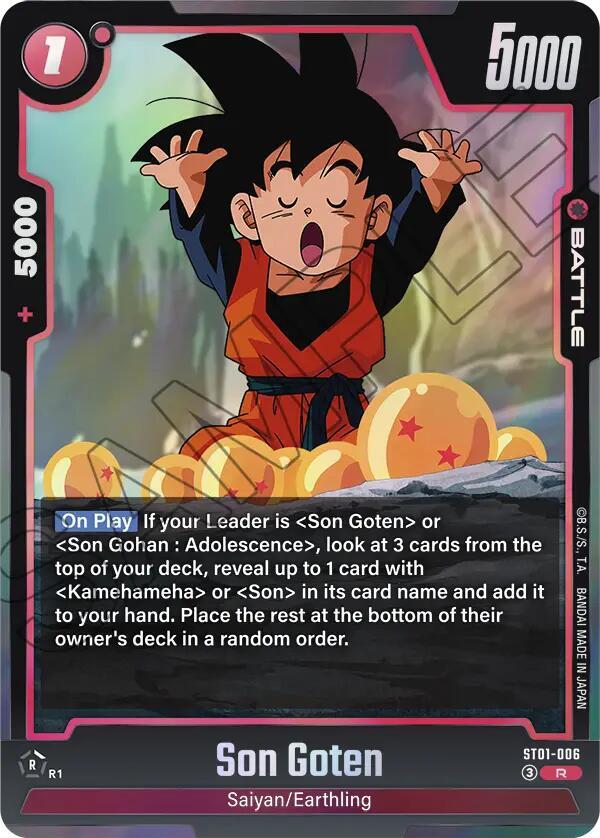 Son Goten - ST01-006, Story Booster 01 ST01-006