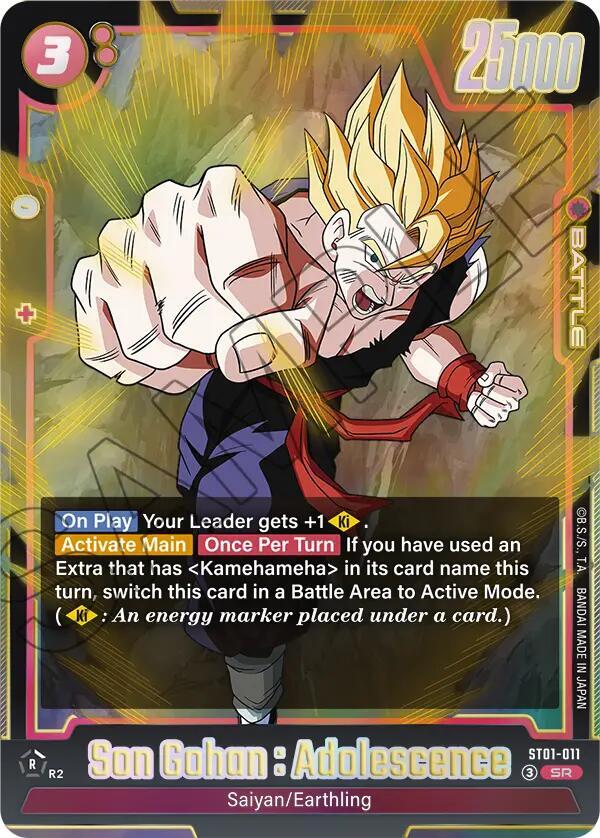 Son Gohan : Adolescence - ST01-011, Story Booster 01 ST01-011