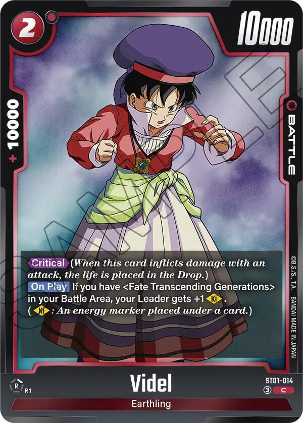 Videl, Story Booster 01 ST01-014