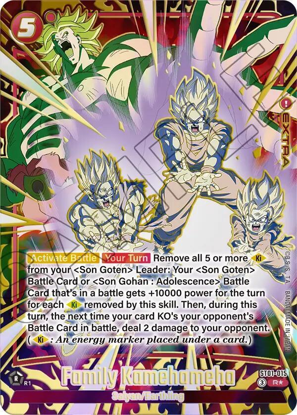 Family Kamehameha (Alternate Art), Story Booster 01 ST01-015
