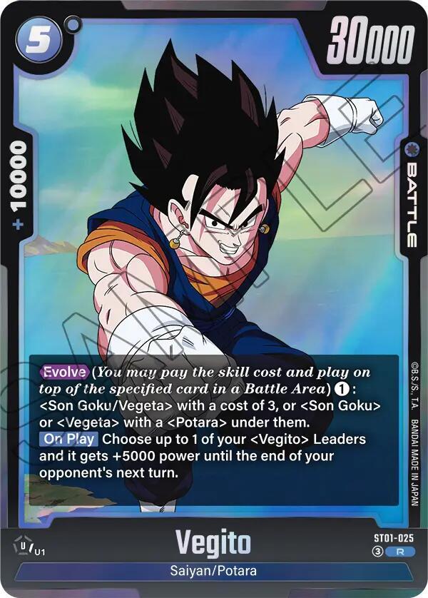 Vegito - ST01-025, Story Booster 01 ST01-025